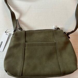 NWT Sonoma crossbody green purse